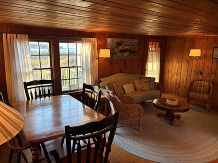Woods Hole Village Cape Cod vacation rental - Living/dining room ocean view