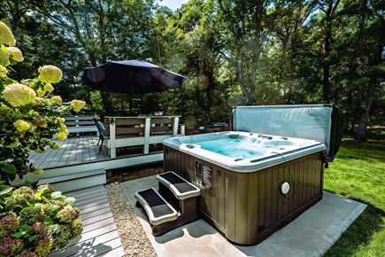 Orleans Cape Cod vacation rental - Barefoot path to hot tub