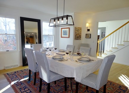 Eastham--Bayside Cape Cod vacation rental - Lovely dining area, adjacent to kitchen 
