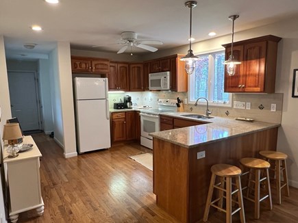 Eastham Cape Cod vacation rental - Microwave, range, coffee makers, toaster, new fridge, dishwasher