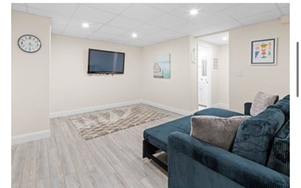 Orleans Cape Cod vacation rental - Refinished basement with brand new futon and smart TV