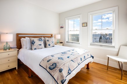 Provincetown Cape Cod vacation rental - #PtownDreams Beachfront bedroom w/ views of Pier and Monument