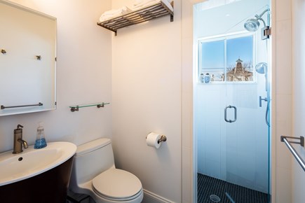 Provincetown Cape Cod vacation rental - Bathroom with walk-in dual head shower
