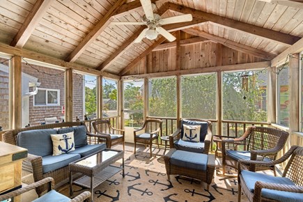 Harwich Cape Cod vacation rental - A vaulted, screened-in porch invites you to savor breezy Cape Cod