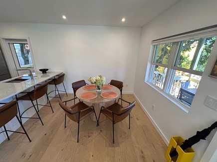 Provincetown Cape Cod vacation rental - Dining including glasses, dishes, utensils, coffee maker, etc.