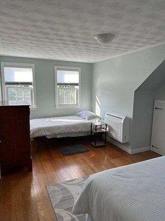 Falmouth Cape Cod vacation rental - Upstairs South Bedroom with Queen Bed, A/C and 1 Twin Bed
