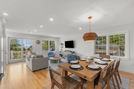 Wellfleet Cape Cod vacation rental - Bright open-concept living and dining room