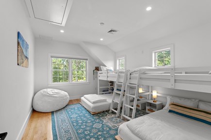 Wellfleet Cape Cod vacation rental - Bedroom with bunk beds, ideal for kids, cousins, or friends