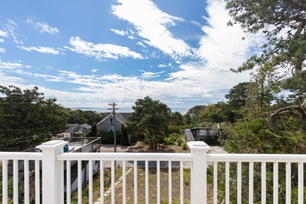 Wellfleet Cape Cod vacation rental - Sunny deck with treetop and sky views, perfect for morning coffee