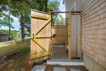 Wellfleet Cape Cod vacation rental - Classic outdoor Cape Cod shower, ideal after a beach day