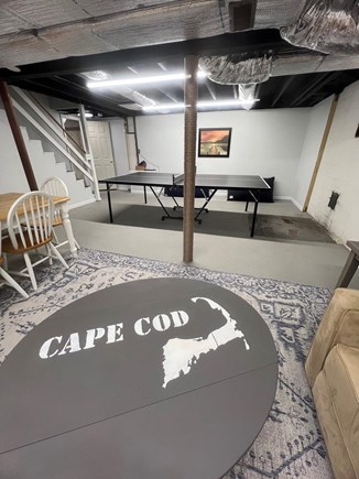 Harwich Cape Cod vacation rental - Recreational area in basement!
