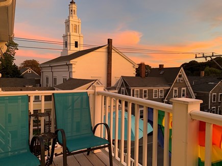 Provincetown Cape Cod vacation rental - Upper Landing Deck