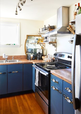 Provincetown Cape Cod vacation rental - Galley Kitchen fully stocked for all your culinary needs.