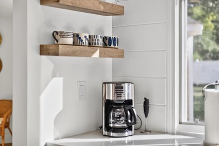 Orleans Cape Cod vacation rental - Coffee Maker, French Press, whole bean grinder and frother