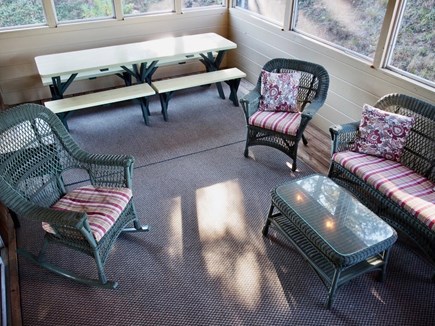 South Truro Cape Cod vacation rental - Screened porch