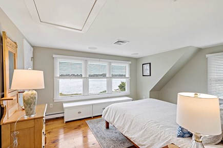 Orleans, Rocky Point Retreat Cape Cod vacation rental - Second upstairs bedroom with a queen bed & beautiful water views