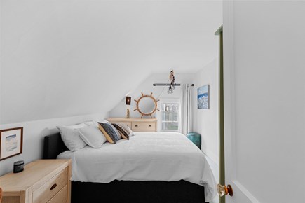 Provincetown Cape Cod vacation rental - The third upstairs bedroom embraces a nautical theme