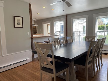 Harwich Port Cape Cod vacation rental - Dining table off light filled kitchen area