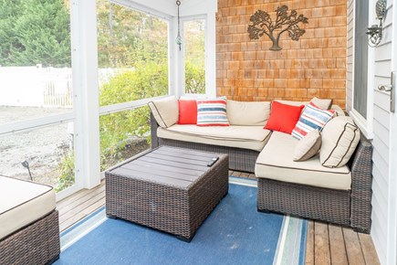 Eastham Cape Cod vacation rental - Screened-in sun porch with 50 inch TV