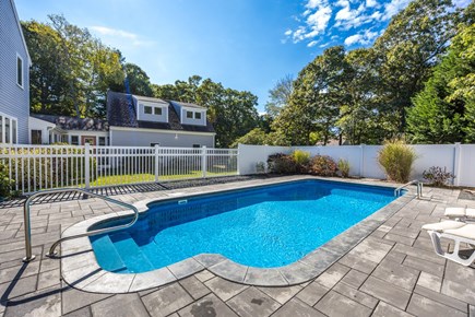 Eastham Cape Cod vacation rental - Private saltwater pool with an expansive, sun-drenched deck