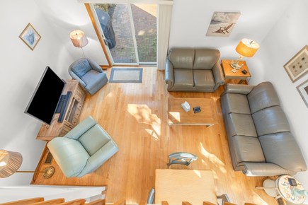 Popponesset, New Seabury Cape Cod vacation rental - Loft looking down to living room