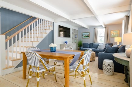 Centerville Cape Cod vacation rental - Open floor living room and dining