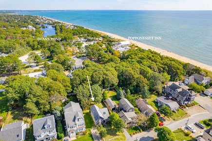Popponesset, Mashpee Cape Cod vacation rental - 16 Pine Ave. Aerial