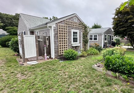 Dennis Port Cape Cod vacation rental - Backyard and outdoor shower