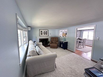 Dennis Port Cape Cod vacation rental - Living Room with Work Area