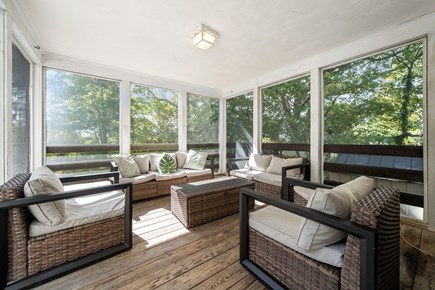 Yarmouth Cape Cod vacation rental - Screened porch with plenty of seating