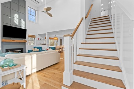 Yarmouth Cape Cod vacation rental - Living Room (from front entrance)