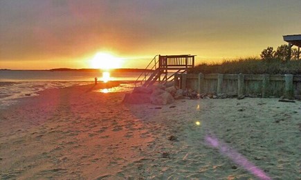 Wellfleet Cape Cod vacation rental - Sunset views from the beach