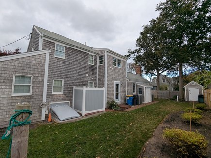 Dennis Cape Cod vacation rental - Private yard with outdoor shower, hammock & seating not shown