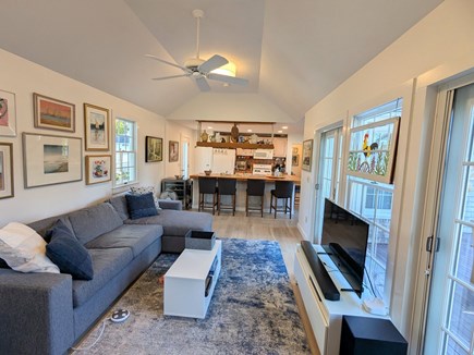 Dennis Cape Cod vacation rental - Family room opens to kitchen