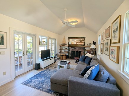 Dennis Cape Cod vacation rental - Family room with new sectional