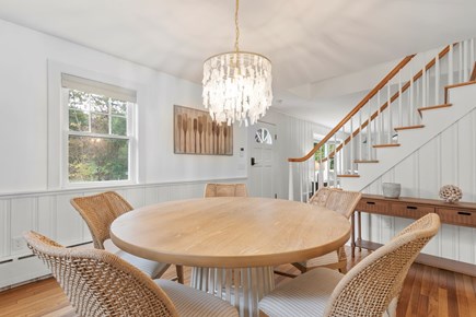 West Falmouth Cape Cod vacation rental - Dining room seats 5. Additional seating in kitchen and sunroom