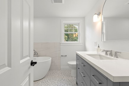 West Falmouth Cape Cod vacation rental - Newly renovated second floor bathroom (summer 2025)