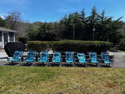 West Falmouth Cape Cod vacation rental - We provide brand new Tommy Bahama beach chairs