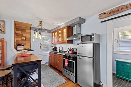 Provincetown Cape Cod vacation rental - Fully equipped kitchen featuring sleek stainless-steel appliances