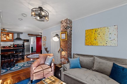 Provincetown Cape Cod vacation rental - View of the open-concept living area