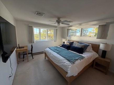 Brewster Cape Cod vacation rental - King Size Bed with water views and Desk on Main Level