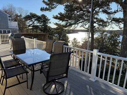 Brewster Cape Cod vacation rental - Large porch with outdoor dining area and grill
