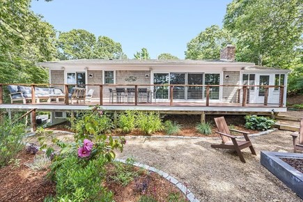 Cotuit Cape Cod vacation rental - Spacious deck