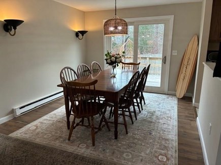 Harwich Cape Cod vacation rental - Dining room and slider to deck