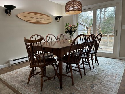 Harwich Cape Cod vacation rental - Dining Room andslider to deck