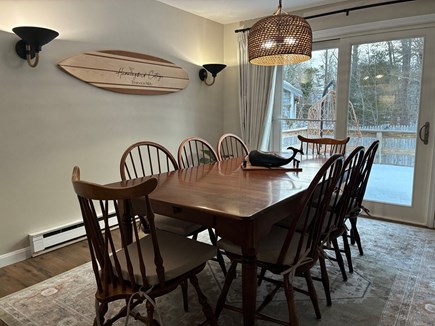 Harwich Cape Cod vacation rental - Dining Room & Slider to Deck