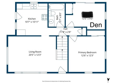 East Falmouth Cape Cod vacation rental - First floor