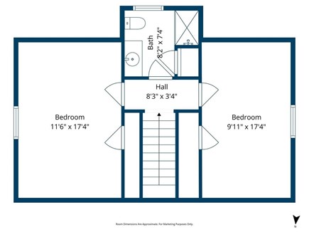 East Falmouth Cape Cod vacation rental - 2nd floor