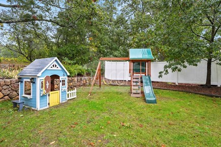 Mashpee Cape Cod vacation rental - Back yard