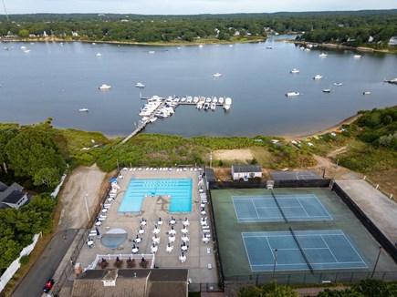 Falmouth, Great Harbors Cape Cod vacation rental - Arial of pool